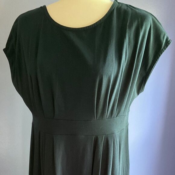 Summer Lands’ End Navy Pullover Dress size PM - Picture 1 of 5